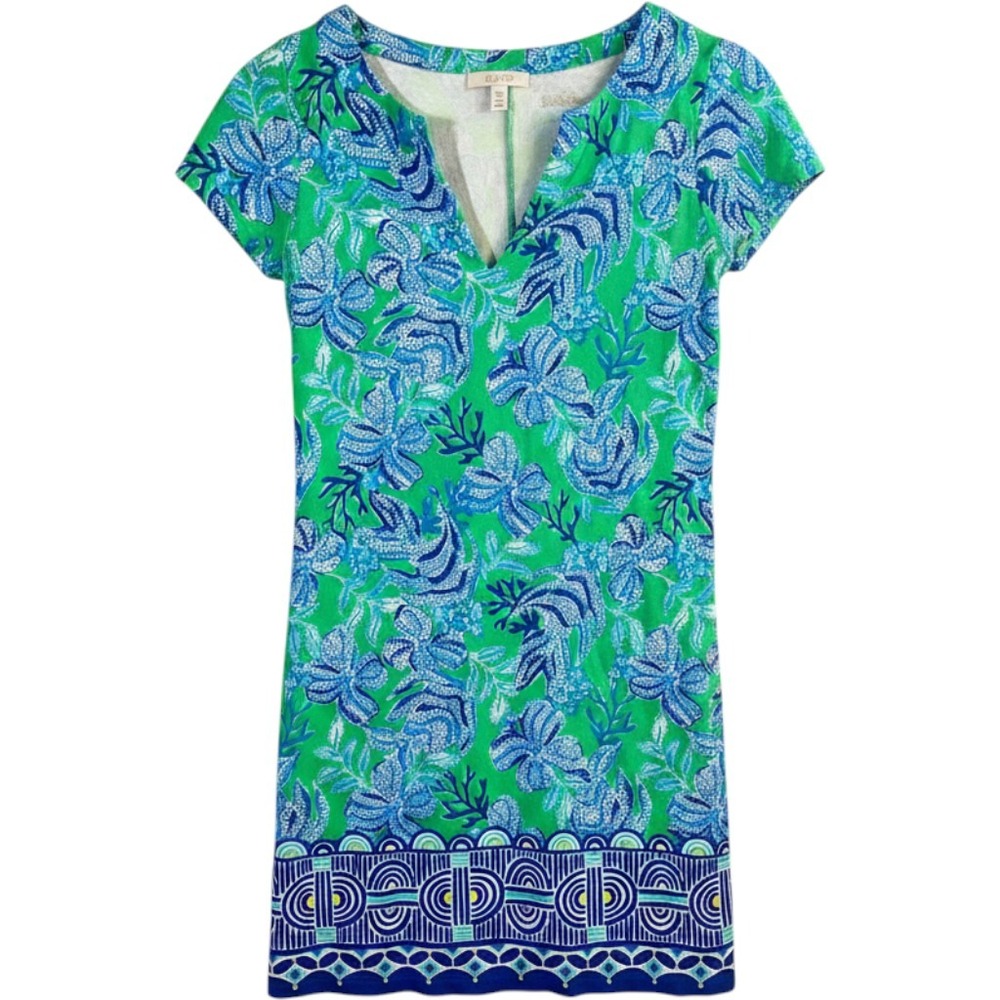 Lilly Pulitzer Sophiletta Dress Womens Small Floral Tropical Preppy Coastal